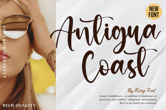 Antigua Coast Font: Playful & Practical