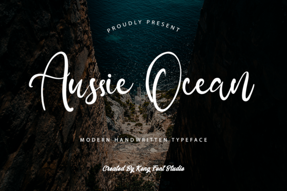 Aussie Ocean: A Playful Font for Creative Projects
