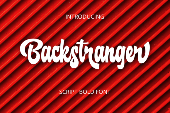 Backstranger: A Playful Font for Business