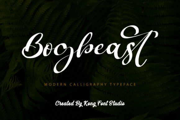 Bogbeast: A Playful Script Font