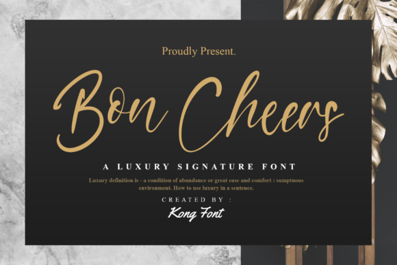 Bon Cheers Font for Creative Projects