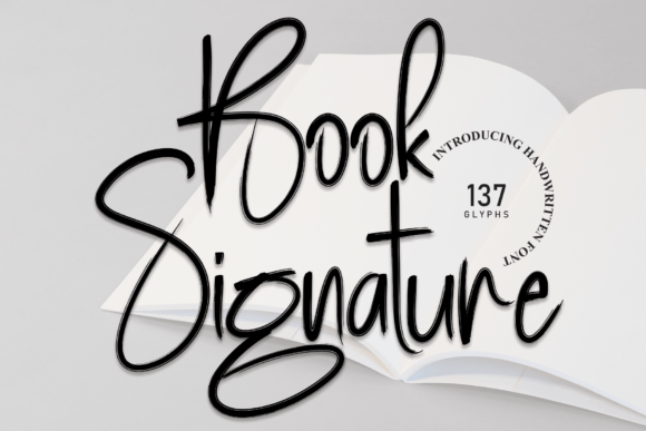 Book Signature: A Font for Clear Campaigns