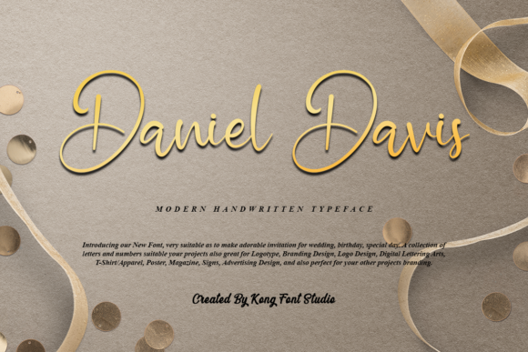 Daniel Davis Font for Creative Makers