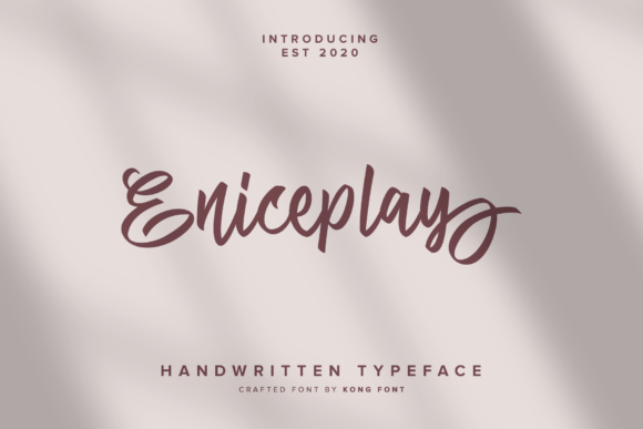 Eniceplay: A Creative Font for Real Projects