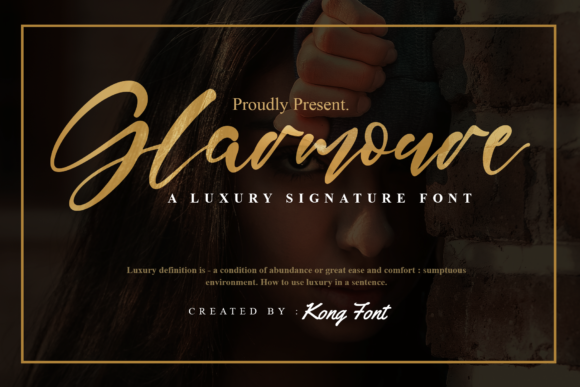 Glarmoure: A Playful Handwritten Font
