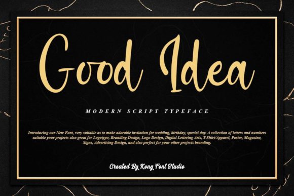 Good Idea Font for Web Design