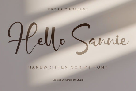 Hello Sannie: A Playful Font for Creative Campaigns