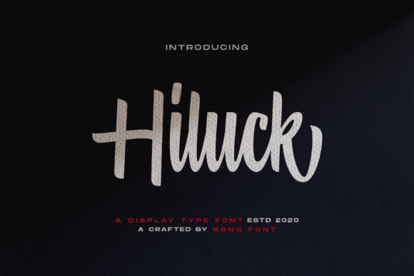 Hiluck Font: Playful Typography for Crafters