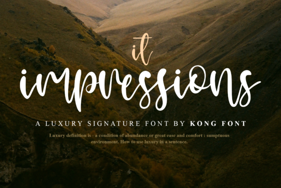 It Impressions Font Review