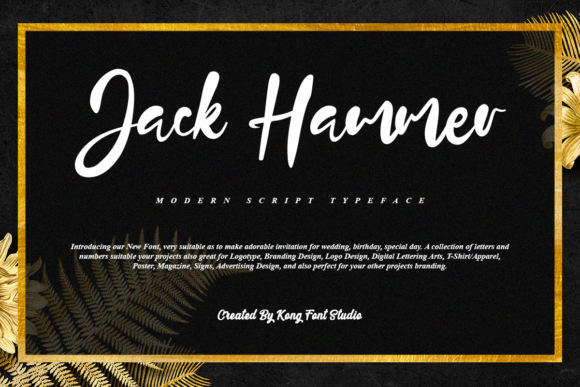 Jack Hammer: A Handwritten Font for Creative Publishing