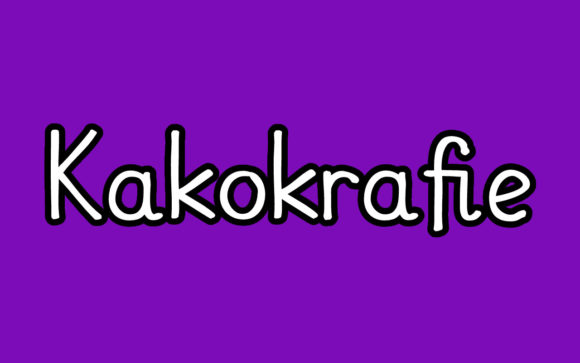 Kakografie: A Handwritten Font for Creative Makers