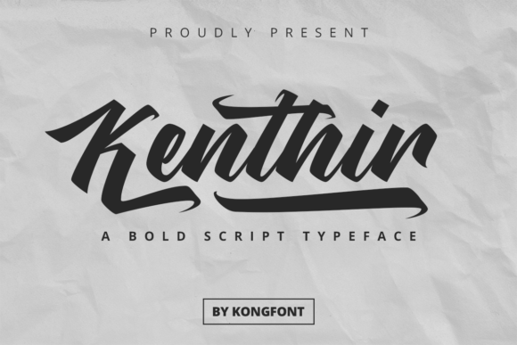 Kentrhi: A Handwritten Font for Creative Publishing