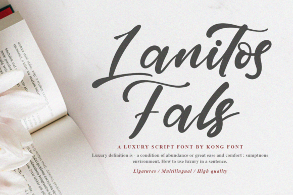 Lanitos Falls: A Playful Font for Creative Campaigns