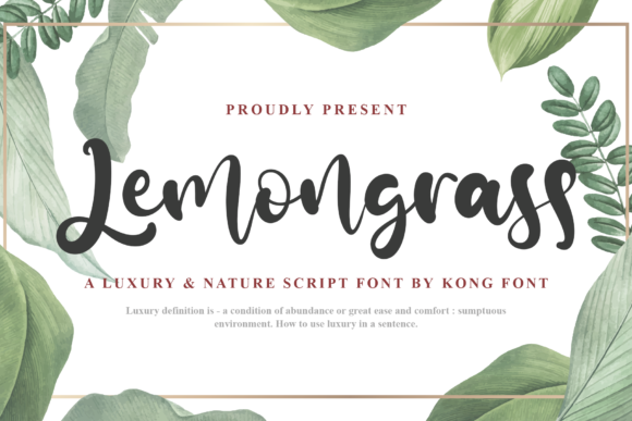 Lemongrass: A Playful Font for Editorial Design