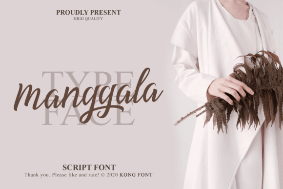 Manggala: A Playful Font for Polished Branding
