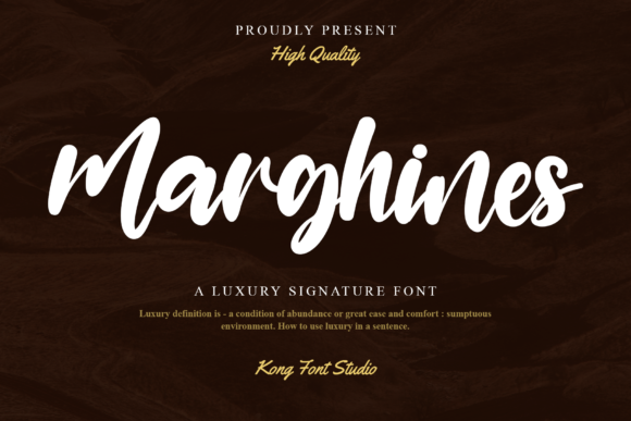 Marghines: A Bold, Modern Font for Designers