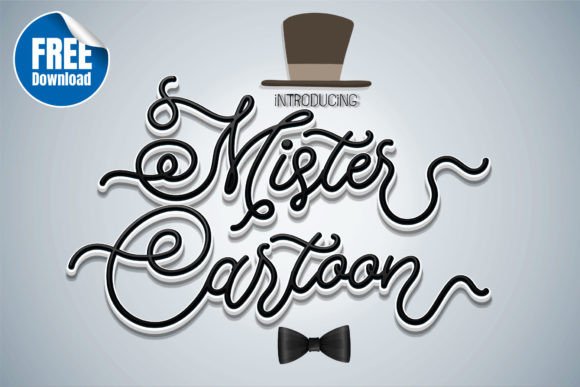 Mister Cartoon Font for Web Design