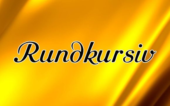 Rundkursiv: A Beautiful Font for Your Brand