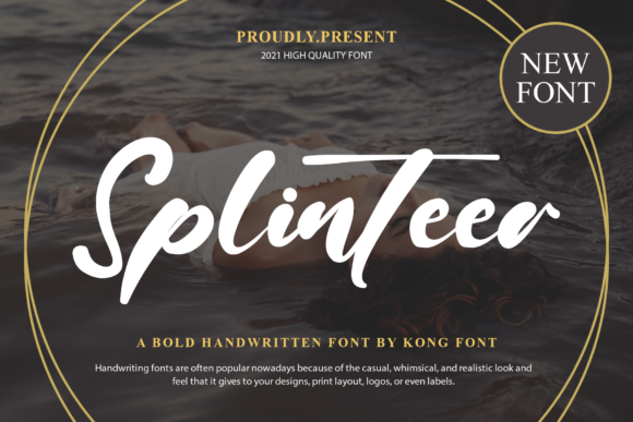 Splinteer: A Playful Font for Creative Campaigns