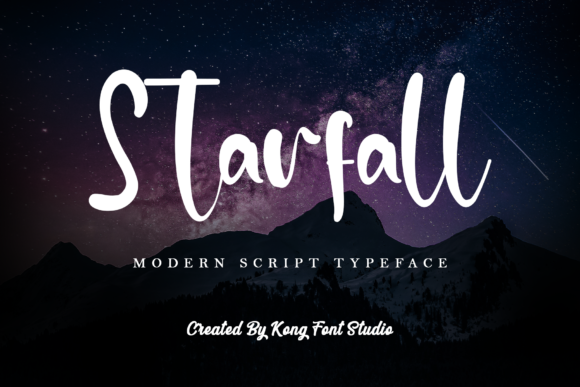 Starfall: A Font for Creative Campaigns