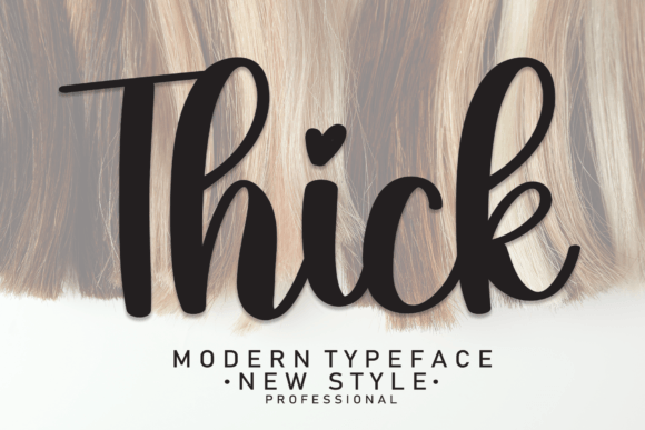 Thick: A Bold Font for Creative Makers