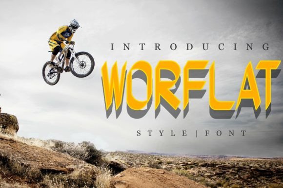Worflat: A Playful Font for Creative Projects