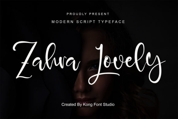 Zahra Lovely: A Playful Script for Editorial Design